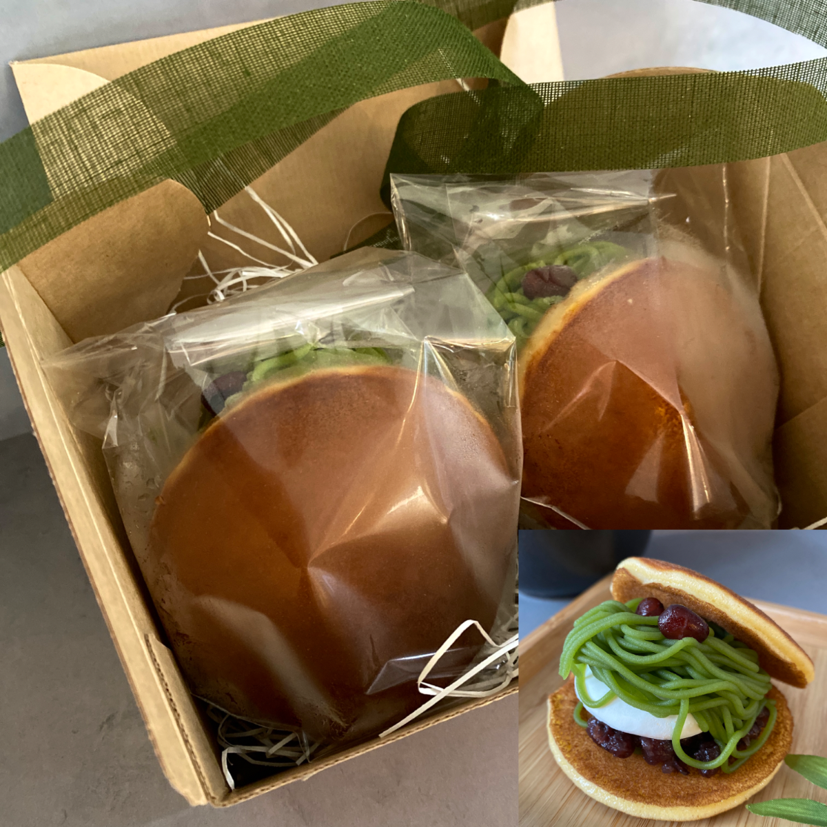 抹茶モンブラン生どら焼2個入り