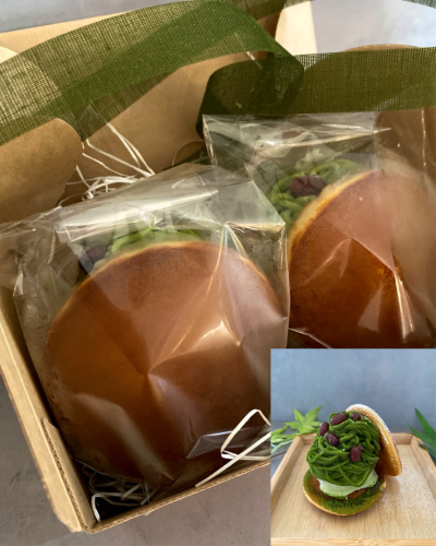 抹茶モンブランアイスどら焼2個入り