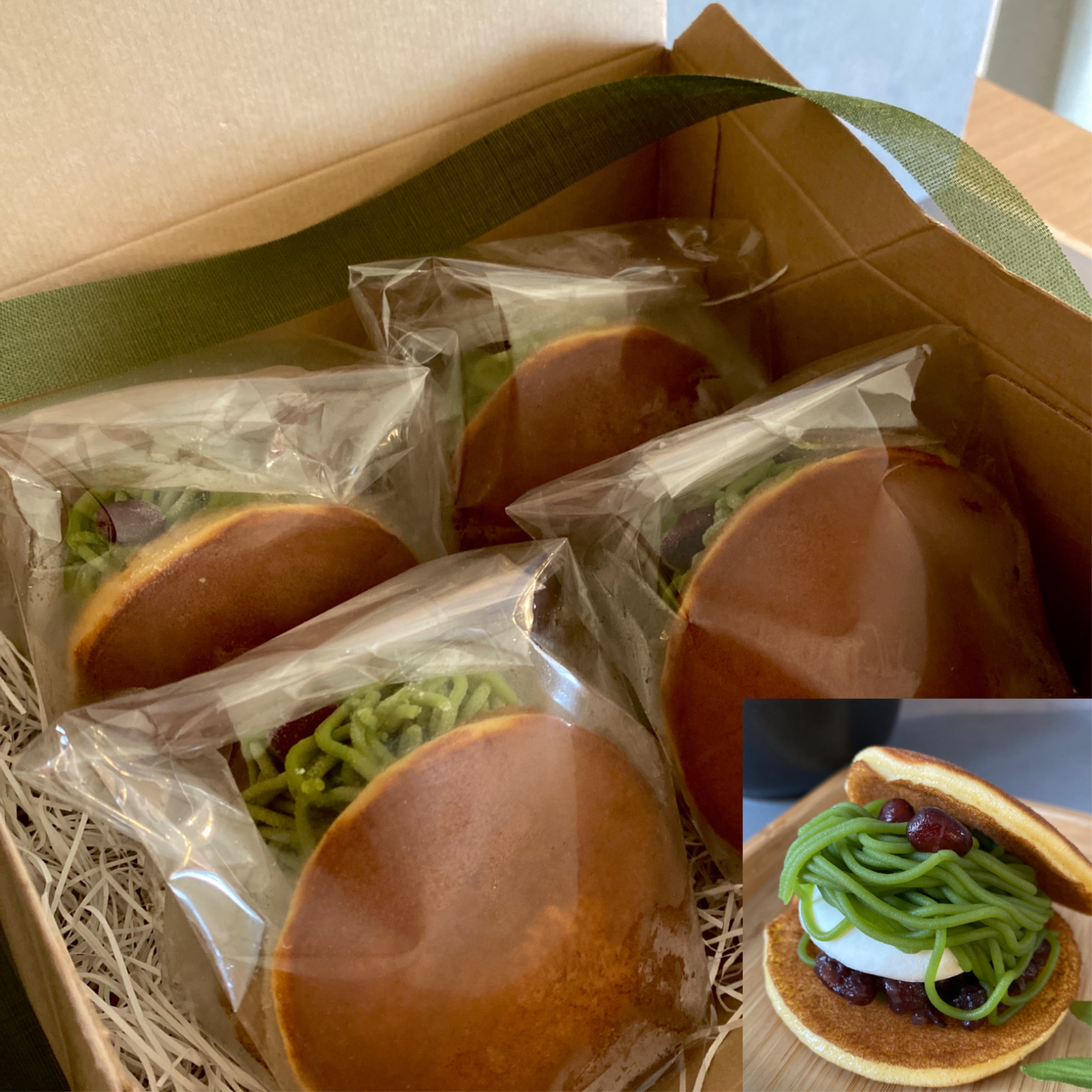抹茶モンブラン生どら焼4個入り