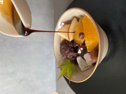 ふじ乃特製あんみつ【カフェメニュー】