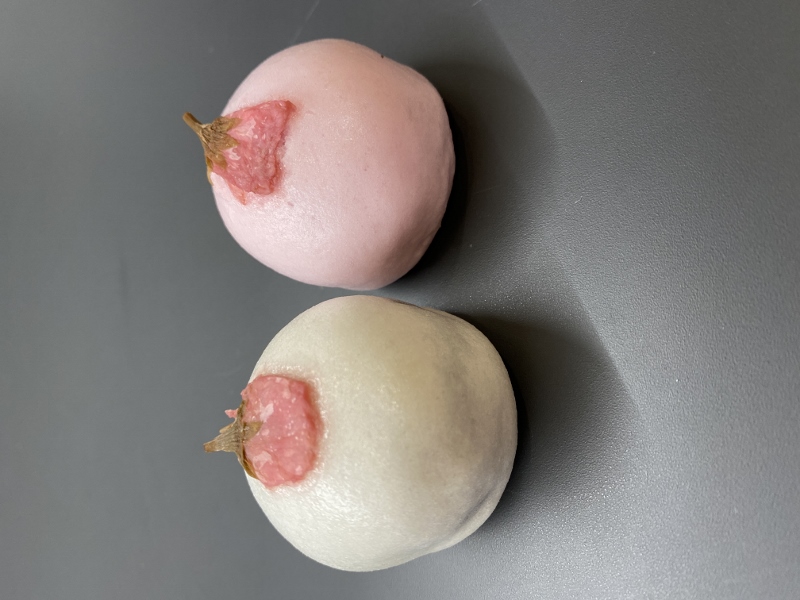桜薯蕷饅頭