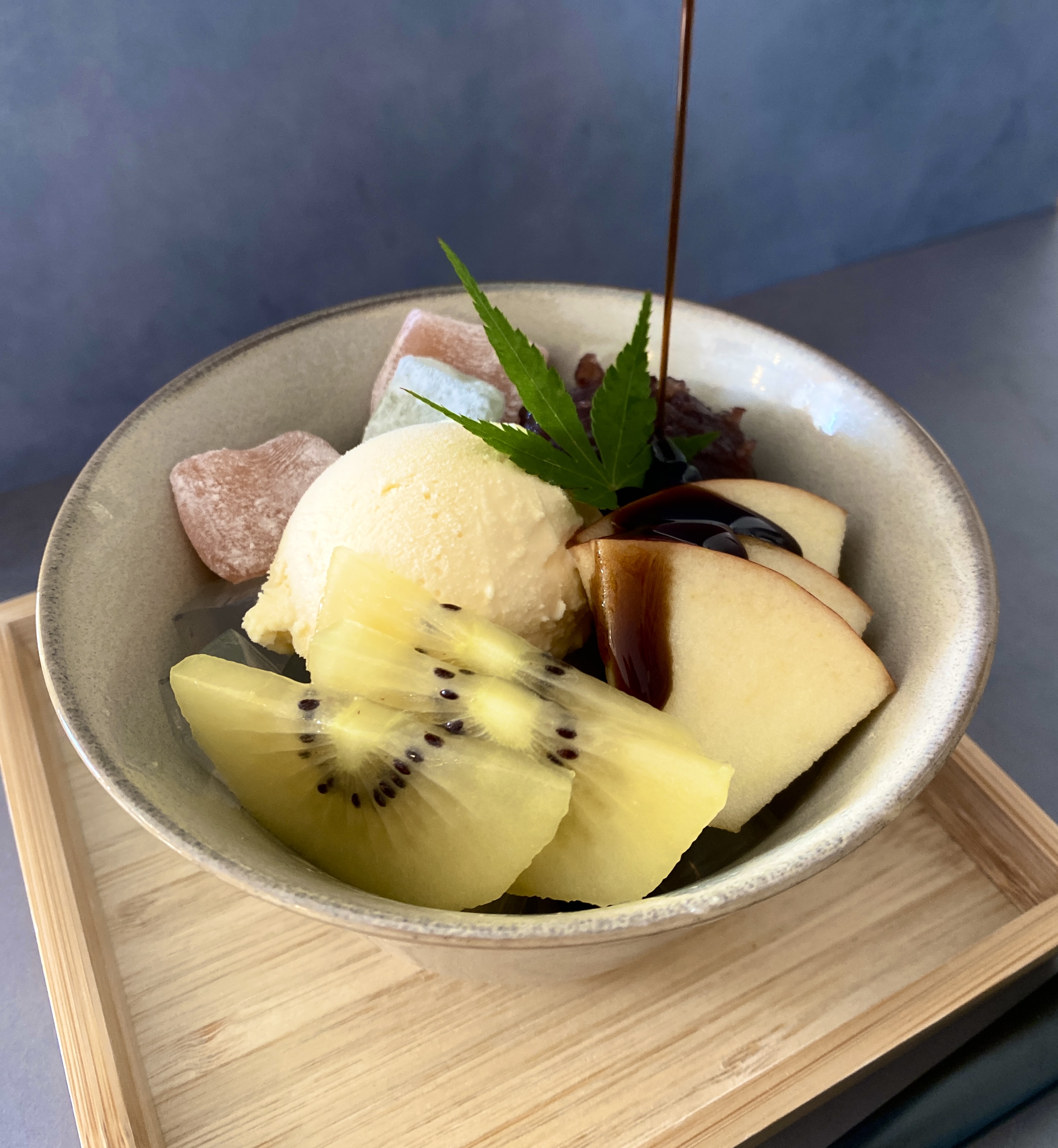 ふじ乃特製クリームあんみつ【カフェメニュー】